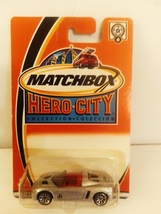 Matchbox Hero City Collection #6 Silver Opel Speedster Convertible Mint ... - $14.99