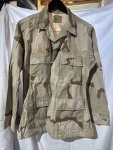 Vintage Usgi Military Us Army Dcu Top Jacket Desert Uniform Size Sm Short 1990s - $26.72