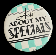 All About My Specials Button 3&quot; Hallmark Cards Company Employee - $12.00