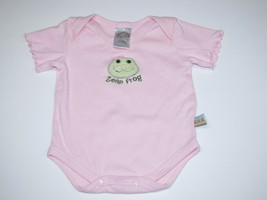 Bunnies By the Bay Leap Frog Pink Baby Bodysuit Leapfrog Leap Frog 0-3-6... - $17.81