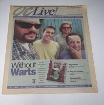 Toad The Wet Sprocket OC Live! Newspaper Supplement Vintage 1995 Cover S... - $24.99