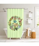 Peace Party Shower Curtain by Dancing Littles Jungle - €34,27 EUR