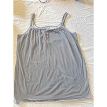 Lauren Ralph Lauren Blue White Striped Tank Top Women’s XL Sleeveless Ca... - $17.82