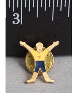 Vintage Enamel Person Yellow Shirt Pinback Pin JDS-
show original title
... - £24.72 GBP