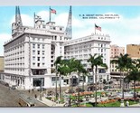 US Grant Hotel San Diego California Unp Lino Cartolina N12 - £3.17 GBP