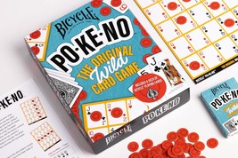 Pokeno Playing Card Game Pack Includes 1 Deck Scorecards and Chips - £35.15 GBP