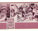 The Highlander Scene Postcard Front Steps High School Highland Park Texas - $24.72