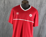 Team Canada Soccer Jersey (Retro) - 2015 Home Jersey by Umbro - Men&#39;s XL - £59.95 GBP