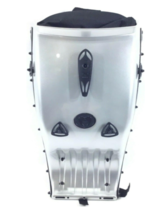 Motorcycle Adjustable Hardshell Bike Backpack Silver With Nylon Strap &amp; ... - £53.19 GBP