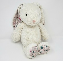 First Impressions 2018 White Bunny Rabbit W/ Flowers Stuffed Animal Plush Toy - $56.05