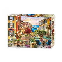 LaModaHome 1000 Piece Sunset in Italy Jigsaw Puzzle for Family Friend Game Night - £25.36 GBP