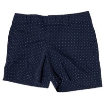 Maison Jules Womens Shorts 6 Blue Pink Dots - £11.64 GBP