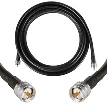 25 Ft Pl259 (Uhf) Male To Male Low-Loss Coax Extension Cable (50 Ohm), Pl-259 M/ - £42.99 GBP
