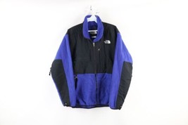 Vintage 90s The North Face Mens Small Spell Out Denali Fleece Jacket Blue USA - £87.00 GBP