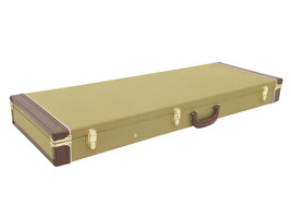 DIMAVERY Holz-Case for Electric Guitars, Tweed - £112.56 GBP