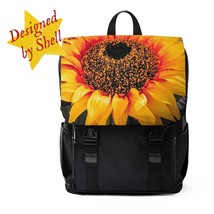 Yellow Sunflowers Casual Shoulder Backpack - $72.00