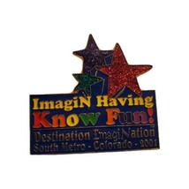 Vintage Destination Imagination pin Imagin South Metro CO 2001 Colorado ... - $13.08