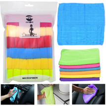 6 X Multi Purpose Microfiber Cloths Set Cleaning Rag Window Cleaner Towe... - $14.99