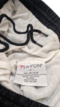 Lavon Medium Black Nylon Windbreaker Track Pants Lined Vintage 90s - £15.82 GBP