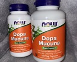 Dopa Mucuna 270 Lot Pack Veg Caps  by Now Foods 5/26 12/25 - £23.69 GBP