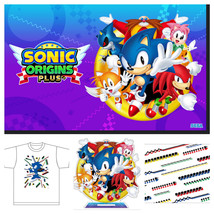PS4 / PS5 / Switch Sonic Origins Plus DX Pack Famitsu T-shirt acrylic stand - £103.61 GBP