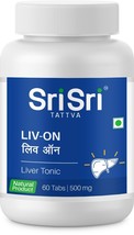 3 X Sri Sri Tattva LIV-ON 60 Tablet 500mg,( Pack of 3 ), - $24.74