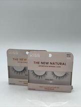 2 Pack KISS The New Natural, False Eyelashes, White Shirt - $14.75