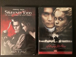 Johnny Depp Lot of 2 DVDs Sleepy Hollow /Sweeney Todd - $6.50