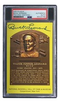 Buck Leonard Firmado 4x6 Homestead Grays Hof Placa Tarjeta PSA/DNA 85025786 - £69.98 GBP