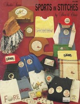 Sports in Stitches Vintage Cross Stitch Pattern 1988 - £3.87 GBP