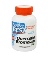 Doctor&#39;s Best Quercetin Bromelain Vegan Circulatory Support,180 Vegetari... - $63.72 CAD