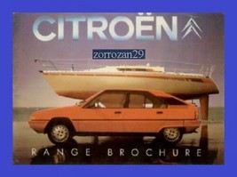 1984 CITROEN FULL-LINE VINTAGE SMALL COLOR SALES BROCHURE - BRITISH - EX... - $19.21