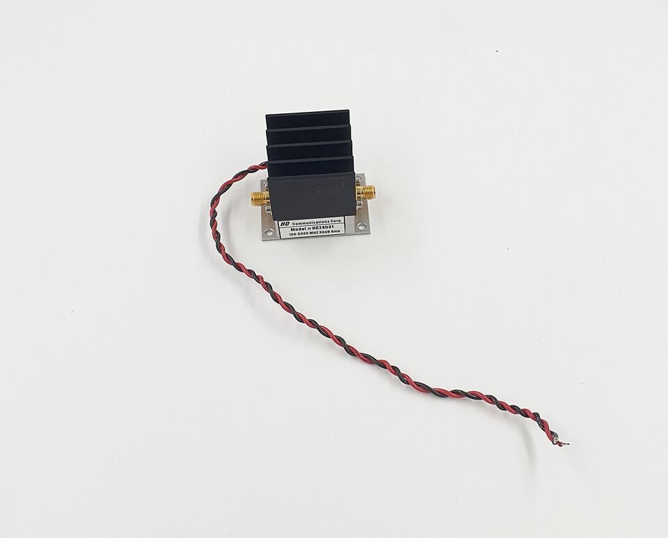 HD Communications HD24031 100MHz - 5GHz, 30dB Gain, Low Noise RF Amplifier - $98.01