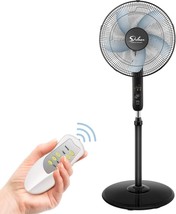 16 Inch Oscillating Pedestal Stand Fan 3-Speed With Remote Control - £70.76 GBP