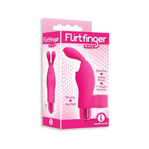 The 9&#39;s Flirt Finger Bunny Finger Vibrator Pink - $233.30 MXN