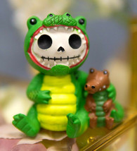 Furrybones Chomper Crocodile Alligator Skeleton Monster Figurine Furry Bones - £11.98 GBP