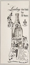 1952 Print Ad Clicquot Club Soda Pop Made in America Eskimos &amp; Sled Dogs - £7.78 GBP