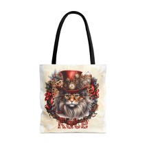 Steampunk Cat wreath Personalised Tote Bag, Steampunk, Christmas Tote Bag, Perso - £22.50 GBP+