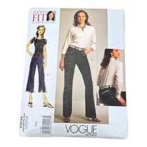 Vogue V1034 Sandra Betzina Jeans Pants Size All Sizes Sewing Pattern Uncut - $24.95