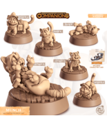 3D Printed Cast n Play Munch - Munchkin Cat Companions 28mm 32mm D&amp;D - €8,40 EUR+