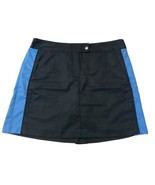 Womens Izod XFG Cool FX Black Blue Golf Skirt Skort Sz 12 Zipper Front C... - $24.34 CAD