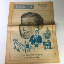 VTG Weekend Newspaper November 18 1967 - John F. Kennedy Tragedy 4 Years... - $28.45