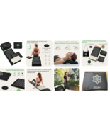 Acupressure Mat and Pillow Set,Natural Eco-Friendly Linen &amp; Coconut Fibe... - $1,104.93 MXN