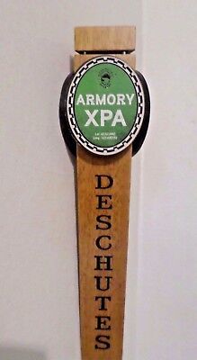 Deschutes Armory XPA 3 Sided Wood 11.5&quot; Draft Beer Tap Handle Mancave Ba... - $20.40