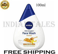  NIVEA Face Wash for Dry Skin Milk Delights Honey Women Face Wash 100 ml   - $21.99