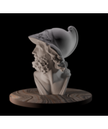 Bust of Menelaus, Flawlessly 3D Printed Decorative Greek Statue, Great Gift - $32.90+