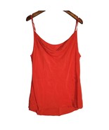 Women&#39;s Size XL Silk Red Sleeveless Camisole Tank Top Adjustable straps ... - $25.00