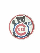 Vintage 70s Chicago Cubs Button Pin MLB Button 3.5&quot; Wide NO BACKING - £9.48 GBP