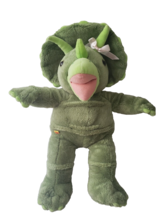 Build A Bear Green Triceratops Dinosaur Plush Stuffed Animal  18&quot; Retired - $8.08