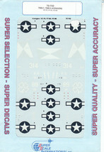 1/72 SuperScale Decals Navy TBM-1 TBM-3 Avenger VC-76 VT-83 VC-88 72-733 - £11.67 GBP